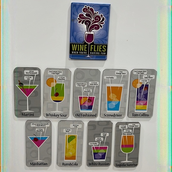 Cocktail recipe magnets - Picture 1 of 6